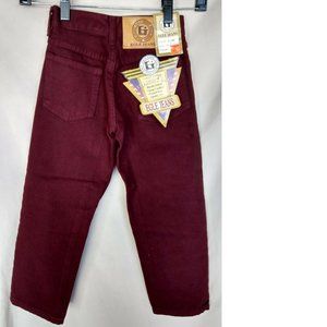 Egle Jeans Burgundy Jeans Straight Leg